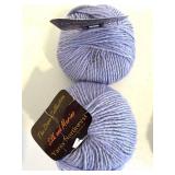 Assorted Yarns including The Diana Collection Silk and Merino Yarns Northwest - Blue/Lavender Mix - Sport