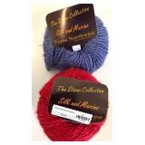 Assorted Yarns including The Diana Collection Silk and Merino Yarns Northwest - Blue/Lavender Mix - Sport