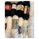 Yarn Skeins - Assorted Black & White Collection