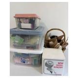 Assorted Crafts including Knitter