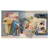 Assorted Greeting Cards & Stationery with Envelopes, Stickers & Adhesives