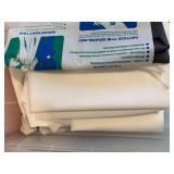 Thread Spools & Fusible Interfacing in Plastic Bins