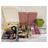 Assorted Sewing Notions - Velcro Tape, Wrights Bias Tape, Maxi Piping & Shoulder Pads