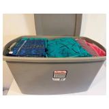 Sterilite Storage Bin with Lid & Assorted Fabrics
