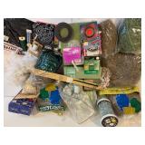 Craft Supplies Bundle - Spanish Moss, Wonder Water, Seashells, Floral Wire, Styrofoam