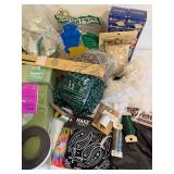 Craft Supplies Bundle - Spanish Moss, Wonder Water, Seashells, Floral Wire, Styrofoam