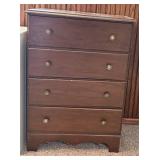 Dressers - White & Dark Brown