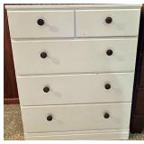 Dressers - White & Dark Brown