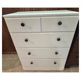 Dressers - White & Dark Brown