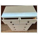 Dressers - White & Dark Brown