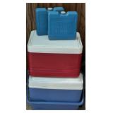 PackIt Black Lunch Bag, Coleman Coolers & Igloo Ice Chest