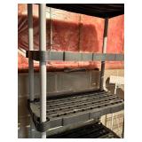 3 - Rubbermaid Utility Shelving Units - Garage Storage