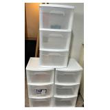 3 - Sterilite 3-Drawer Cart 2830 White