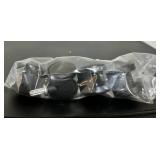 Black Frame Storage Tower with Frosted Drawers and White