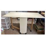 Portable Crafters Extendable Table