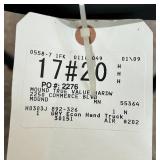 White Wire Shelving Rack & Black Hand Truck Dolly