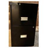 Black Steel Multi-Drawer Cabinet