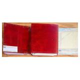 Wooden and Rustic style Frames & Photo Albums Set with Wicker Basket & Display Easel