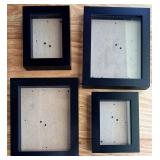 Black Picture Frames - Assorted Sizes (Lot of 11)