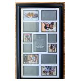 Black Picture Frames & Collage Frame (Lot of 10)