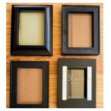 Black Picture Frames & Collage Frame (Lot of 10)