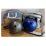 Brunswick Bowling Balls (Lot of 2) with Bags