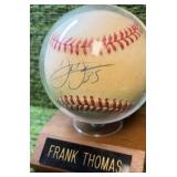 Frank Thomas Autographed MLB Rawling’s Official Bobby Brown Ball in Holder