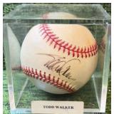 Todd Walker Autographed Baseball Rawlings- Minnesota Twins