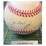 Cal Ripken Jr Autographed Baseball- HOF - IRON MAN