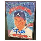RYAN KLESKO 1992 DONRUSS GALLERY OF STARS Treat Pro COA Auto card Braves