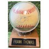 Frank Thomas Autographed MLB Rawling’s Official Bobby Brown Ball in Holder