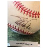 Todd Walker Autographed Baseball Rawlings- Minnesota Twins