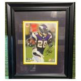 Adrian Peterson Signed Minnesota Vikings Gorilla Ladders Home Photo 15.25" x 18.25" COA