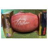 Adrian Peterson Autographed NFL AuthenticGame Ball Inscribed ROY 07 Minnesota Minnesota Vikings COA