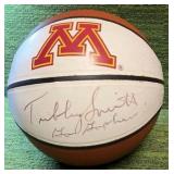 Tubby Smith Golden Gophers Head Coach AUTOGRAPHED Basketball & Inscribed "Go Gophers !" University of Minnesota
