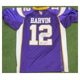 Percy Harvin Autographed NFL Vikings Jersey- Inscribed "#12 ROY 2009" (Rookie of the Year) w/COA