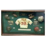 Football Memorabilia Evolution Of The Helmet Shadow Box From 20