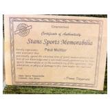 Paul Molitor Autographed Baseball with COA ~ Minnesota Twins