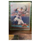 Chuck Knobloch Autographed Baseball & Stand with Card-Minnesota Twins