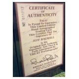 JEFF BAGWELL 1992 DONRUSS GALLERY OF STARS "Rookie Of The Year" Autograph Astros