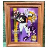 Minnesota Vikings Randy Moss 1999 10.5" x 12.5" Limited Edition PF Gold #3731 Minnesota Vikings