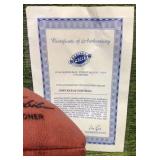 John Elway Aautographed NFL OfficialFootball Denver Broncos w/ COA