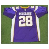 Adrian Peterson Inscribed Autographed Jersey "ALL DAY" #28- Minnesota Vikings