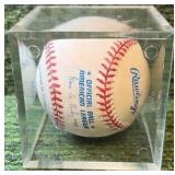 Cal Ripken Jr Autographed Baseball- HOF - IRON MAN