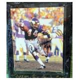 VINTAGE DOUBLE AUTO of Chuck Foreman #44 Minnesota Vikings AUTO