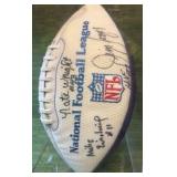 Minnesota Vikings Autographed Football by 7 Players Includes Joe Kapp, Mick Tingelhoff, & Chuck Foreman!