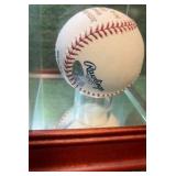 Justin Morneau MVP Autographed Baseball 2006 Minnesota Twins (stand included) w/ COA