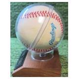 Frank Thomas Autographed MLB Rawling’s Official Bobby Brown Ball in Holder