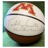 Tubby Smith Golden Gophers Head Coach AUTOGRAPHED Basketball & Inscribed "Go Gophers !" University of Minnesota