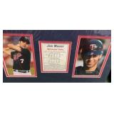 MINNESOTA TWINS 2008  Matted Art Joe Mauer & Justin Morneau 16" x 20"